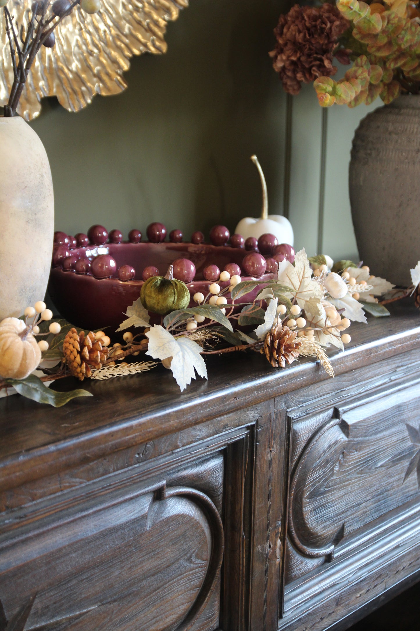 Harvest Woodland Pumpkin Garland