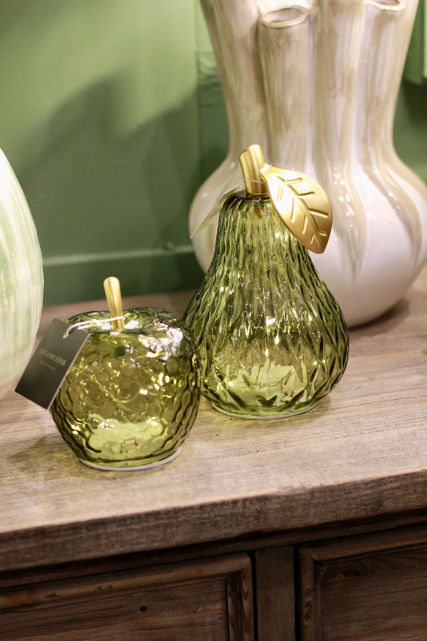 LED Green Pear Decorative Light