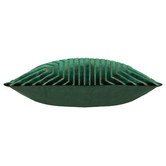 Shimmer Velvet Cushion – Emerald styled view – Leya Buster Interiors