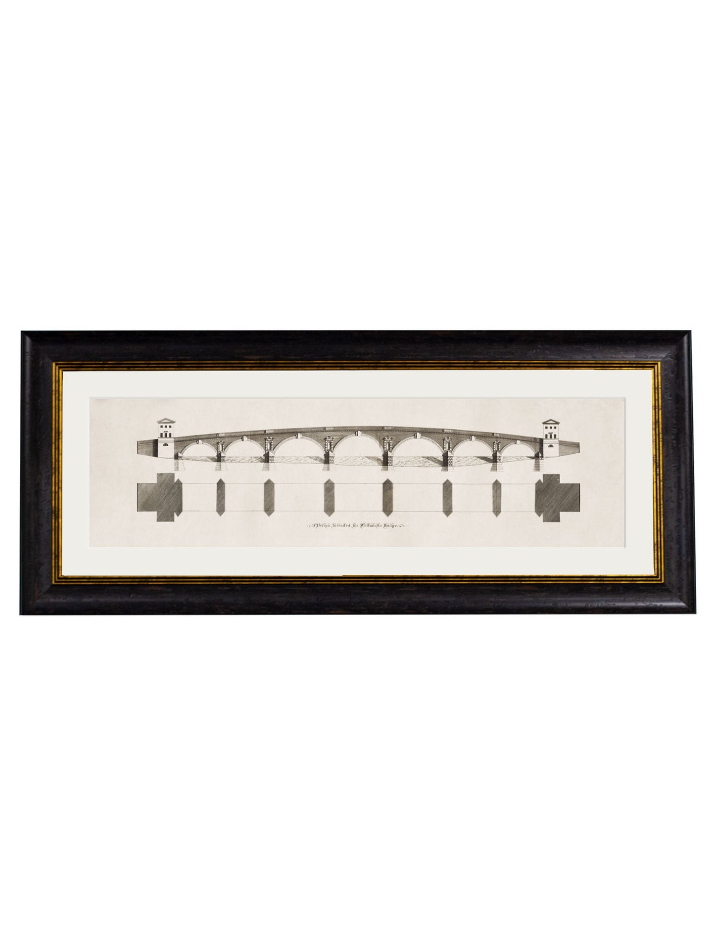 c.1756 Architectural Elevations of Bridges styled view – Leya Buster Interiors