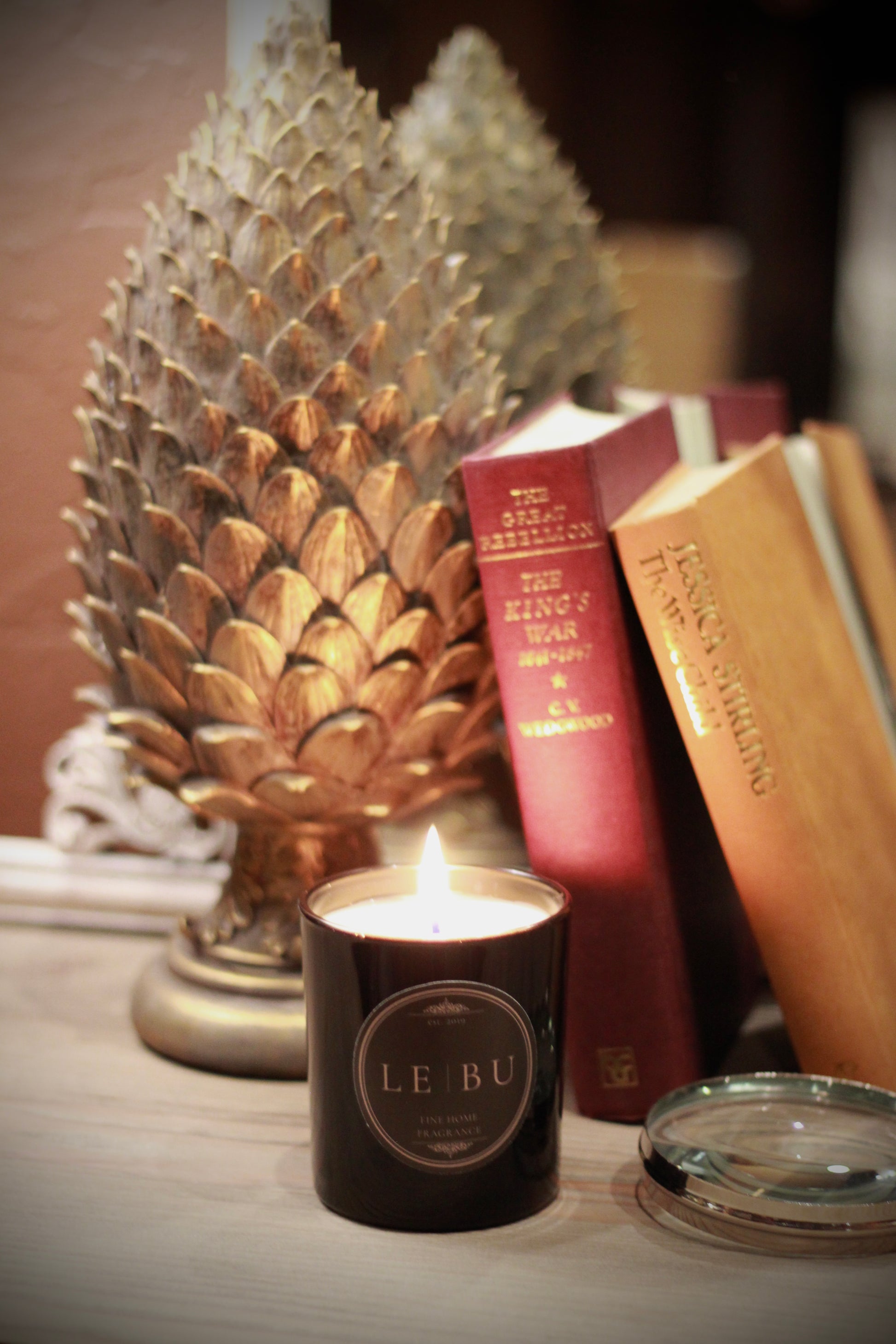 SANTAL 28 – Candle styled view – Leya Buster Interiors