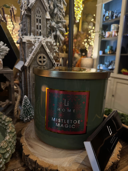 Mistletoe Magic XL Candle | 3.5kg – scented candle at Leya Buster Interiors