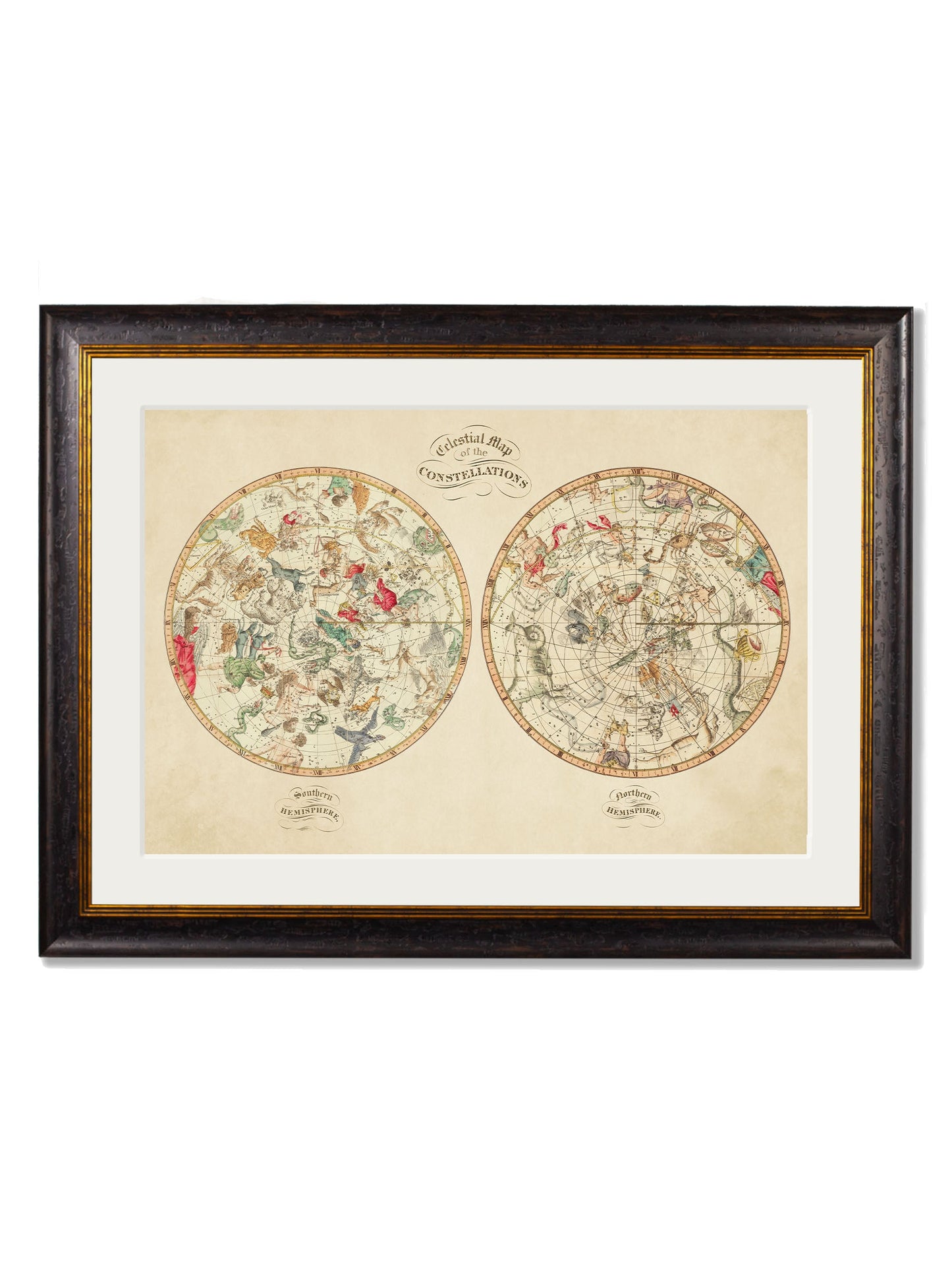 c.1820 Map of the Constellations detail – Leya Buster Interiors