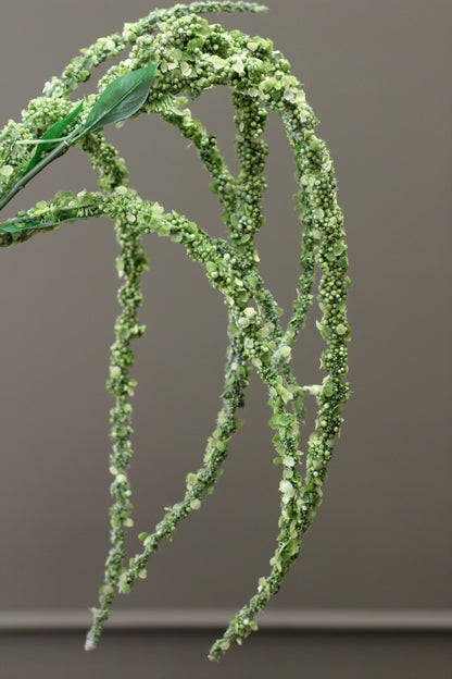 Cascading Amaranthus Stem – Olive Green