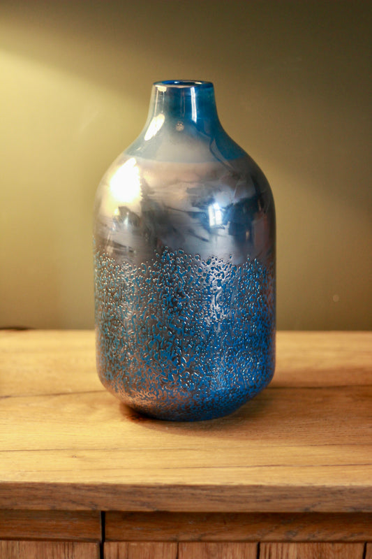 Dark Blue Handmade Vase