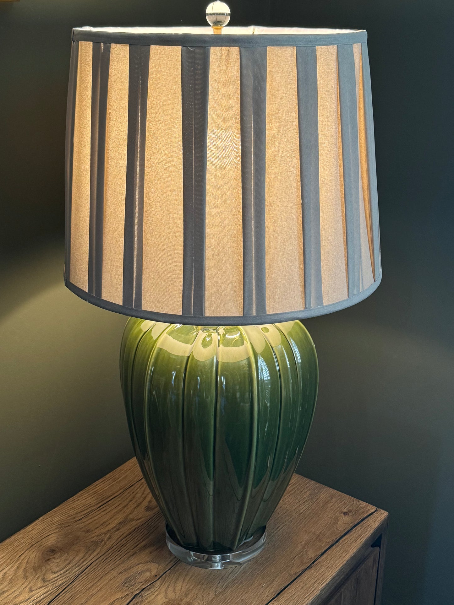 Astrid Green Table Lamp