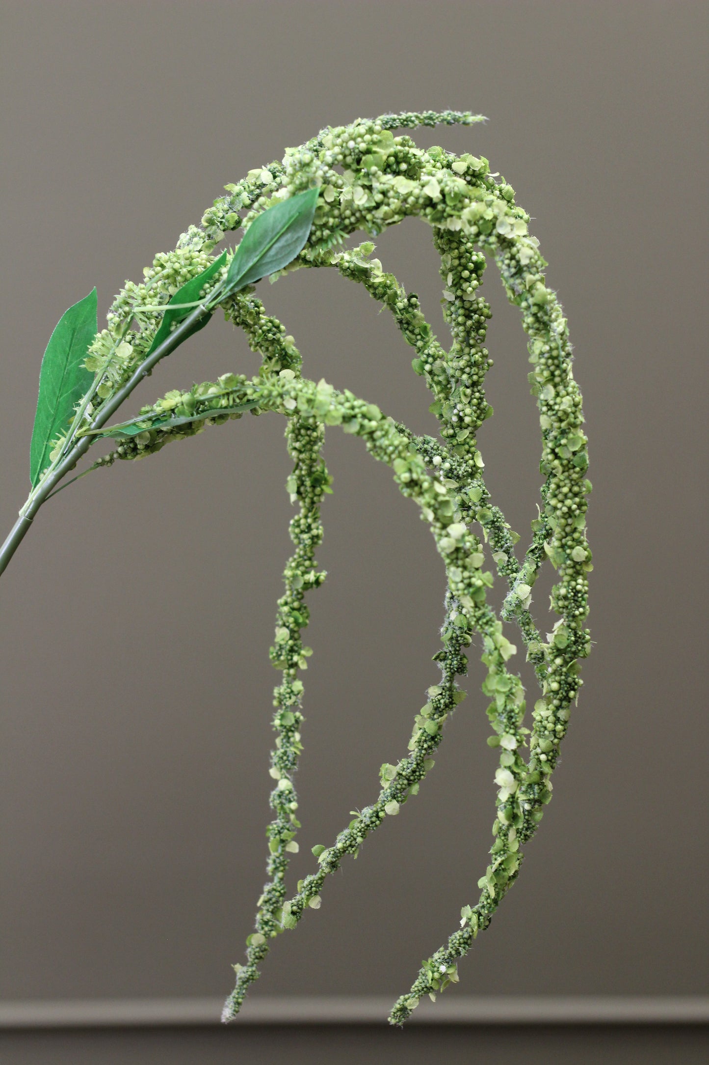 Cascading Amaranthus Stem – Olive Green
