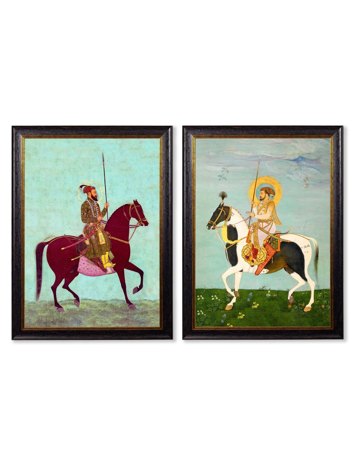 Mughals Horsemen – Oxford Frame detail – Leya Buster Interiors