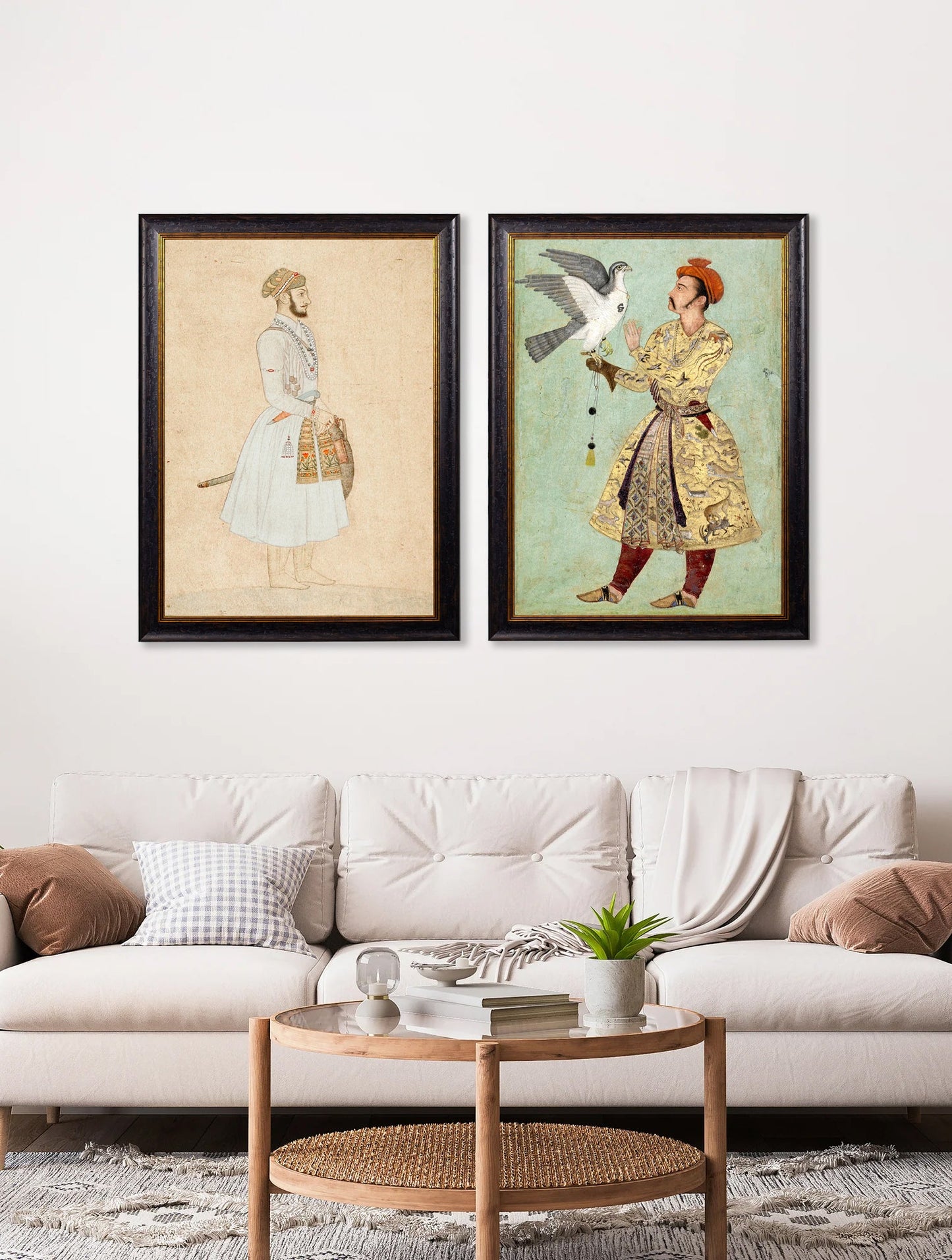 Mughals – Oxford Frame – framed wall art at Leya Buster Interiors