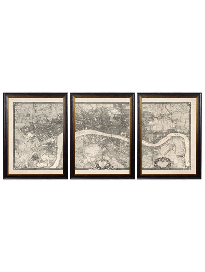 c.1746 London Triptych Map detail – Leya Buster Interiors