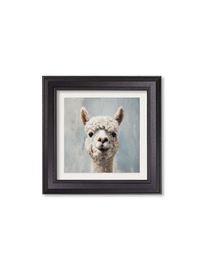The Goofy Alpaca – Black Hurstwood Square Frame styled view – Leya Buster Interiors