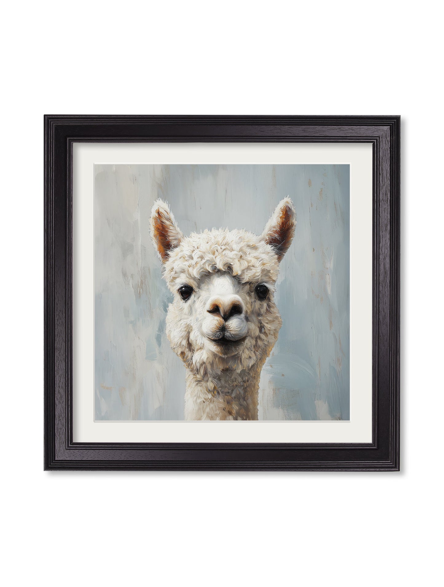 The Goofy Alpaca – Black Hurstwood Square Frame detail – Leya Buster Interiors