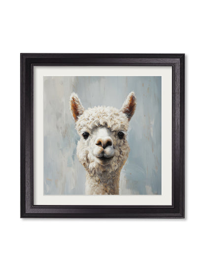 The Goofy Alpaca – Black Hurstwood Square Frame detail – Leya Buster Interiors