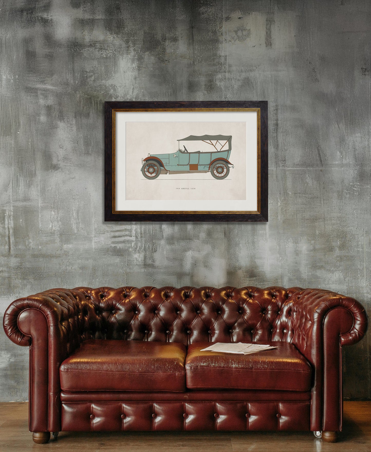 1914 ARGYLL 15/30 – framed wall art at Leya Buster Interiors