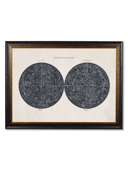 c.1800 Map of the Constellations styled view – Leya Buster Interiors