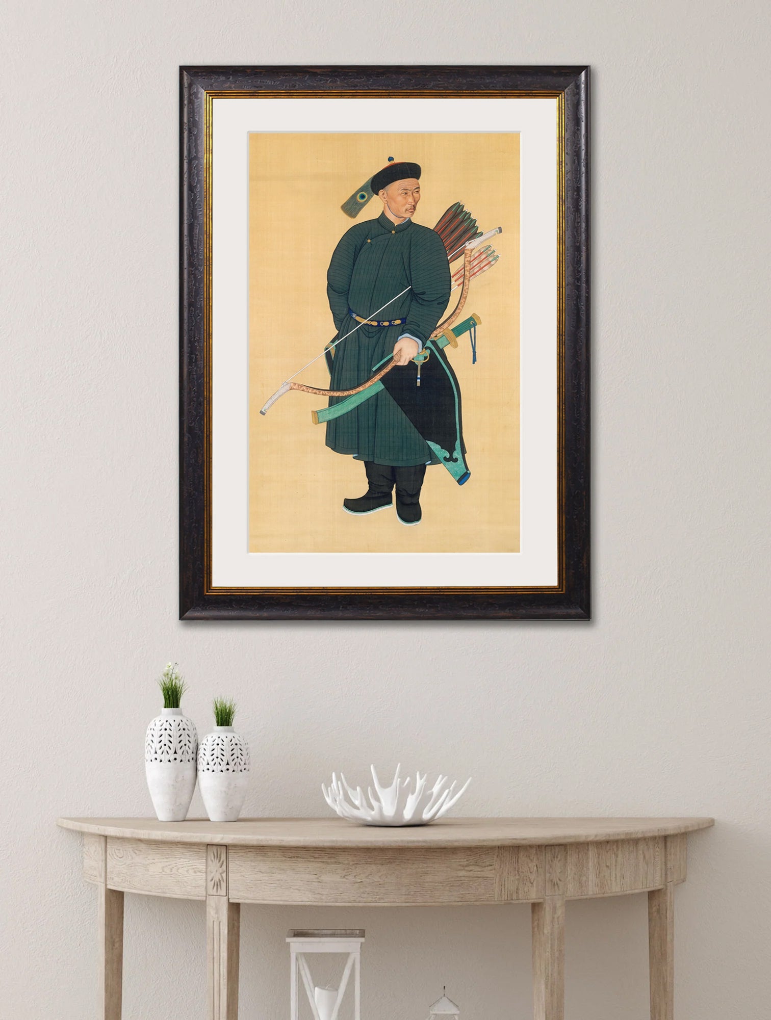 c.1760 Portrait of the Imperial Bodyguard – framed wall art at Leya Buster Interiors