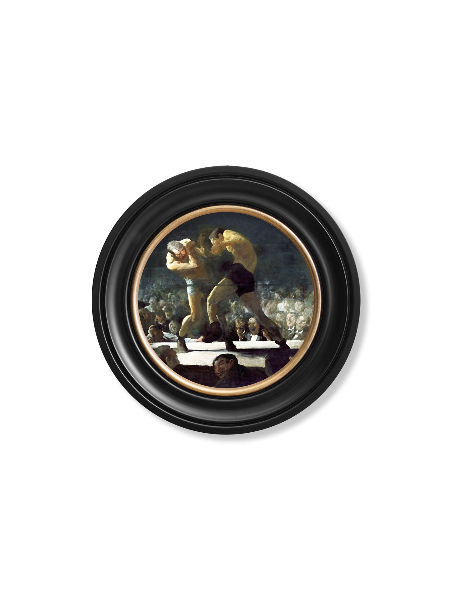 c.1900's George Bellows' Boxers – Round Frame styled view – Leya Buster Interiors