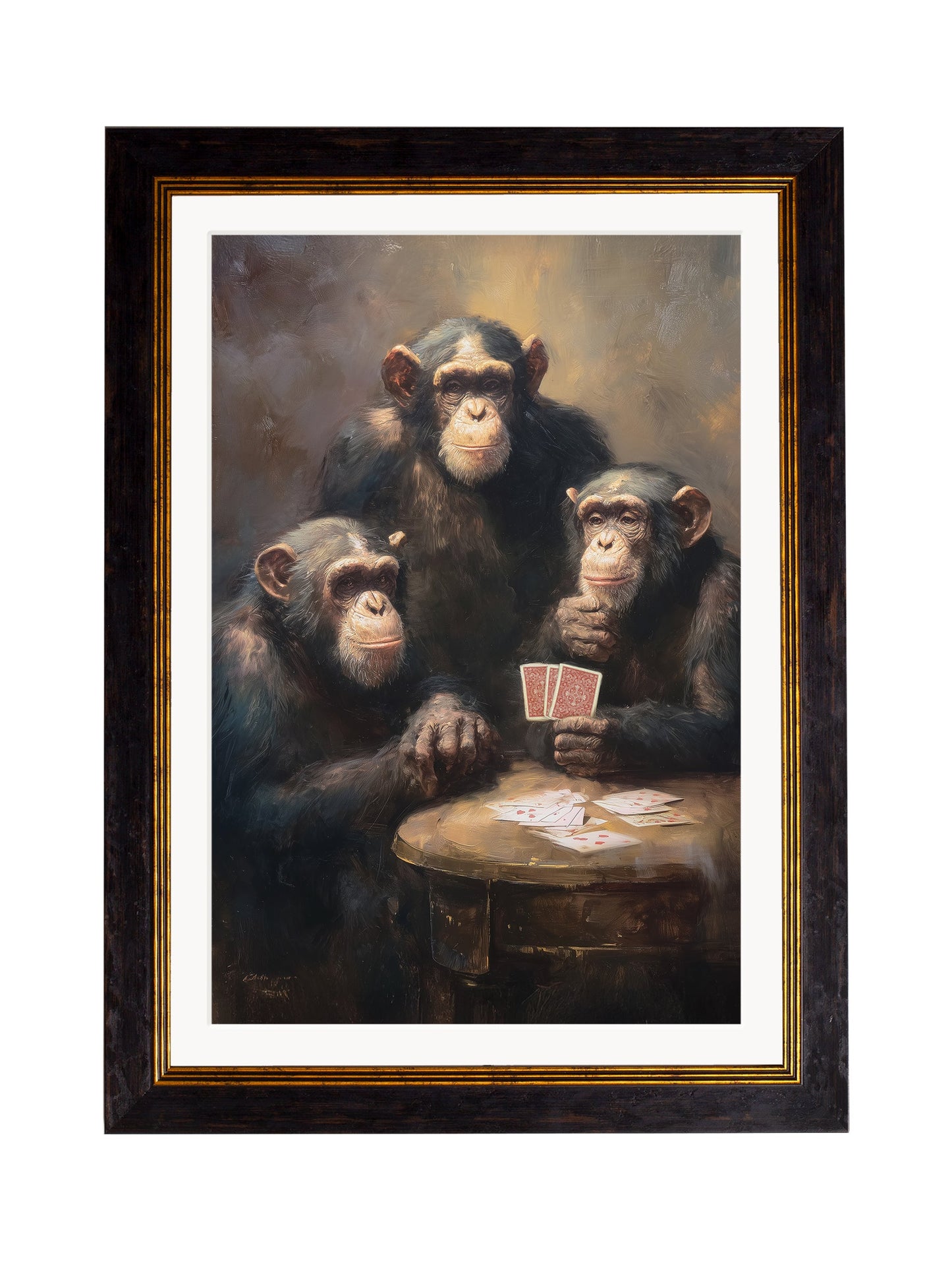 The Card – Playing Chimps – Oxford Frame styled view – Leya Buster Interiors