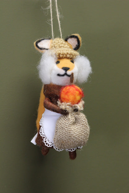 Woodland Felt Fox Decoration