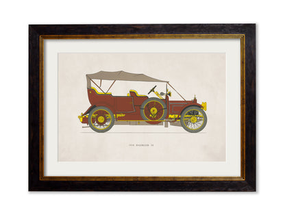 1910 DAIMLER 38 detail – Leya Buster Interiors