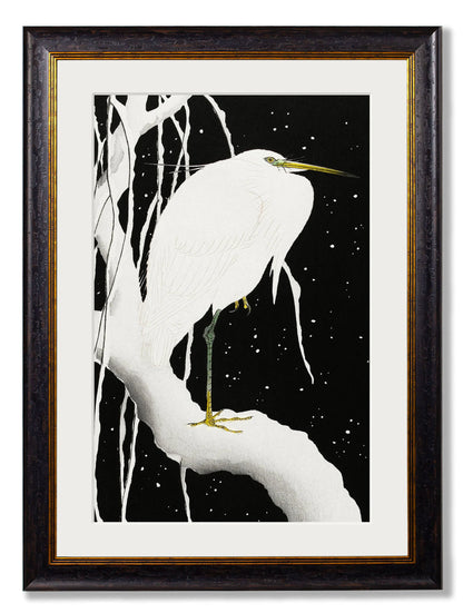 c.1910 Egrets – Ohara Koson styled view – Leya Buster Interiors
