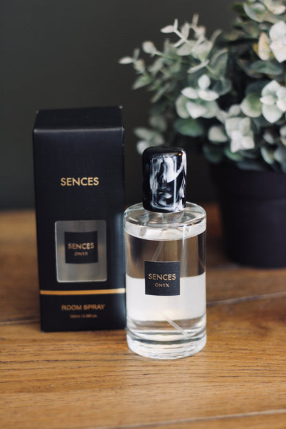 Sences Room Spray – Onyx styled view – Leya Buster Interiors