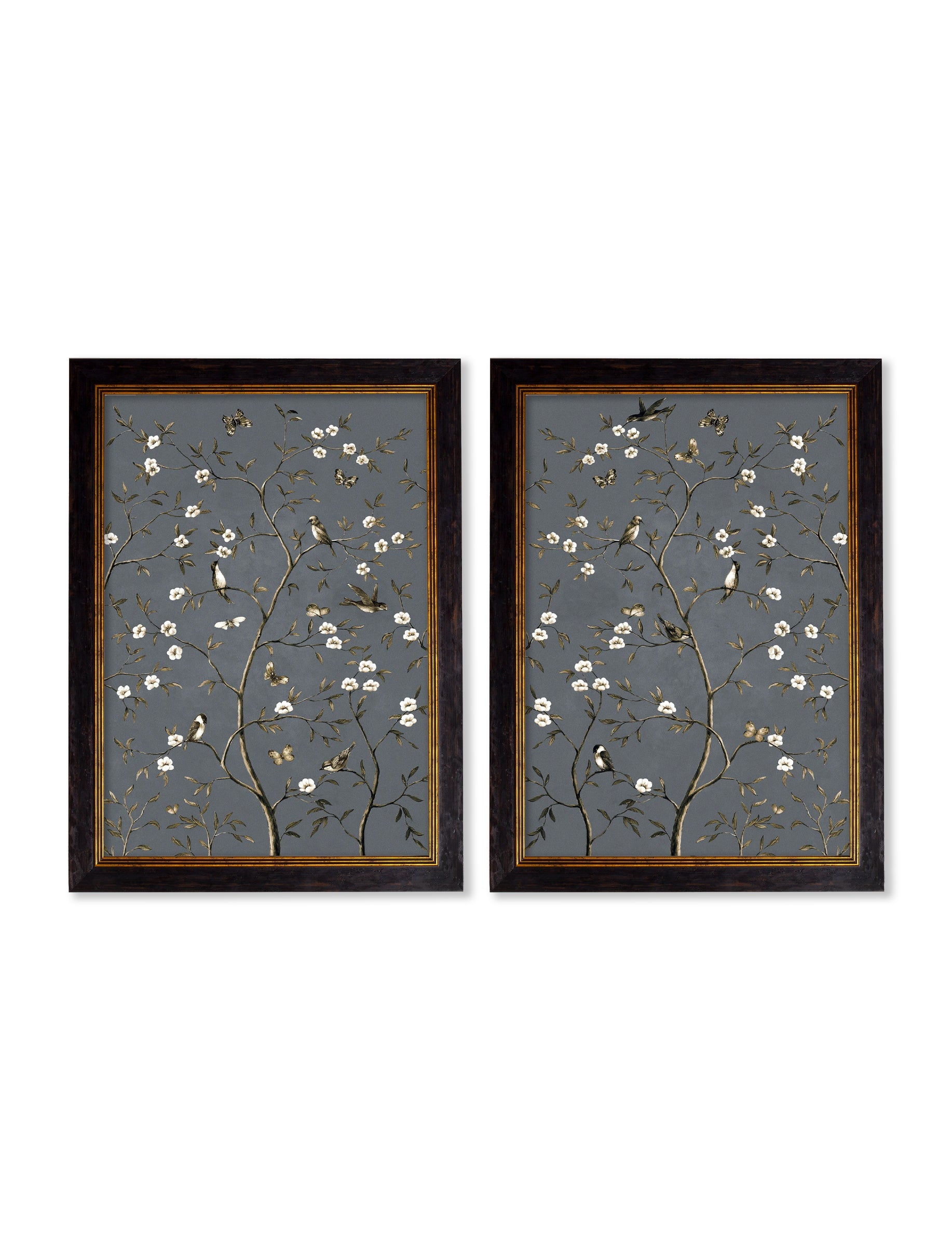 Tree of Life Grey Set of 2 styled view – Leya Buster Interiors