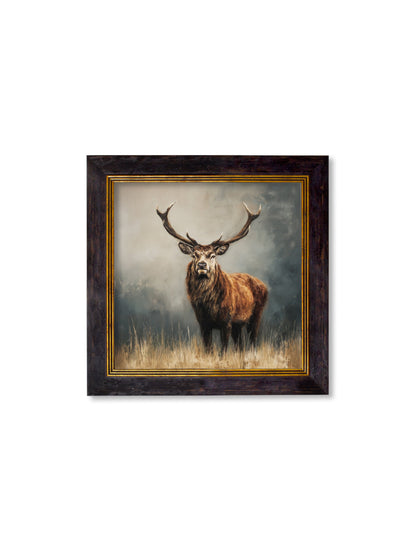 Highland Stag – Oxford Square Frame styled view – Leya Buster Interiors