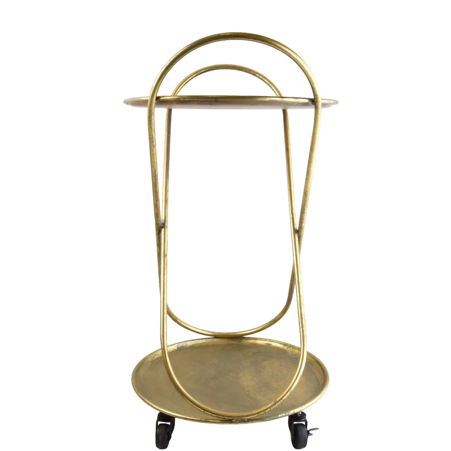 Gold Metal Bar Trolly