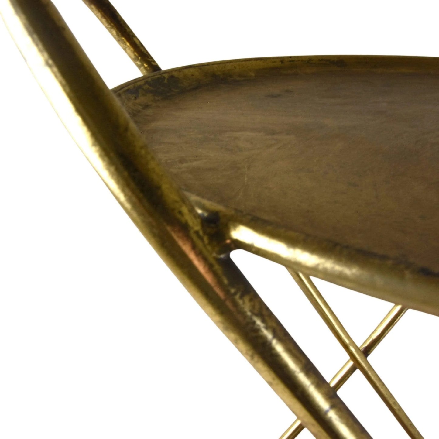 Gold Metal Bar Trolly