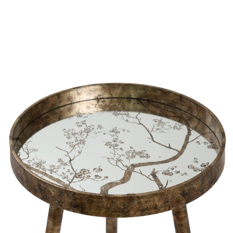Aurelia Antique Gold Nesting Tables – Set of 2