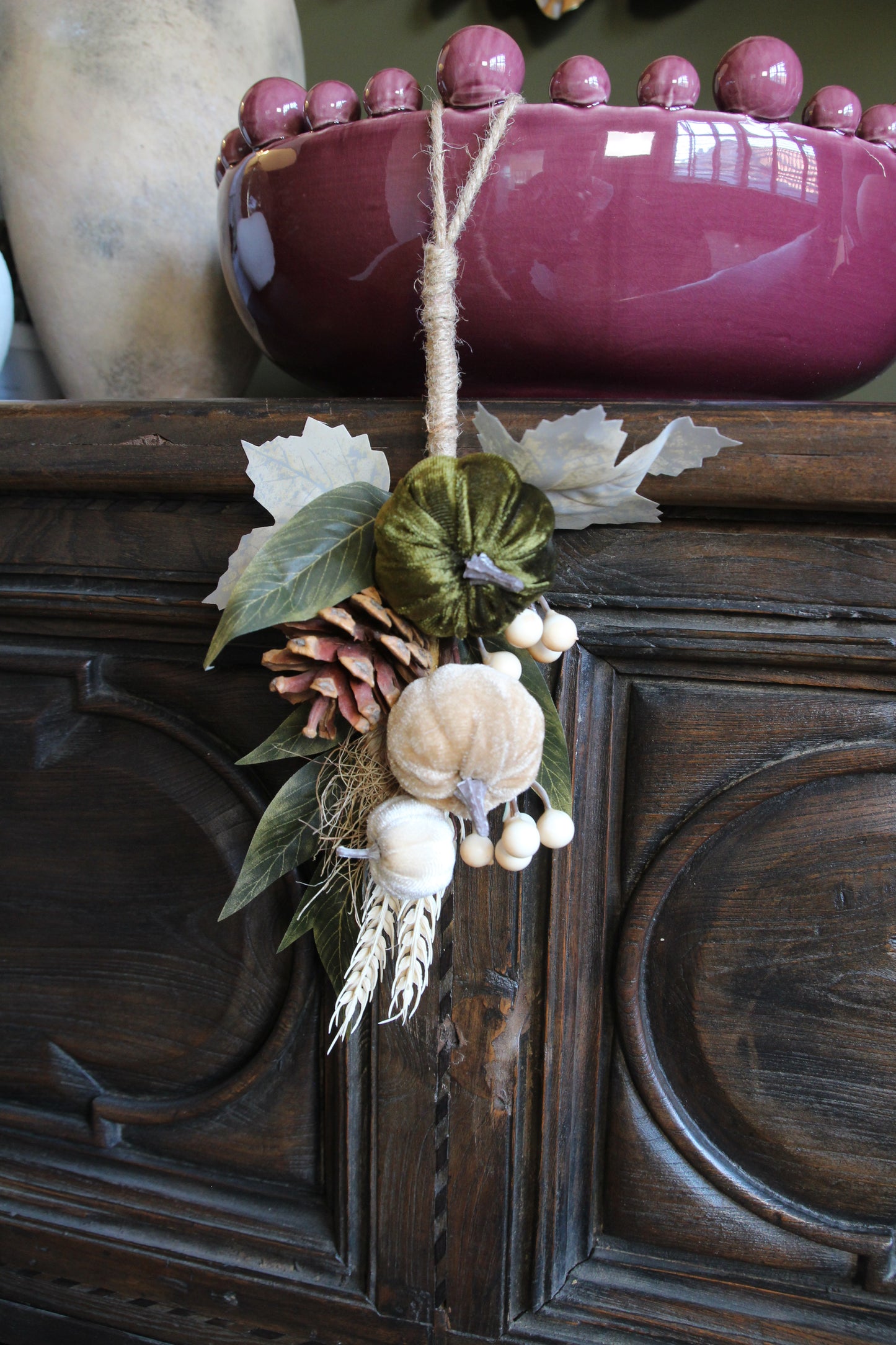 Harvest Woodland Pumpkin Swag