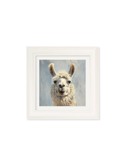 The Goofy Llama – Cream Hurstwood Square Frame styled view – Leya Buster Interiors