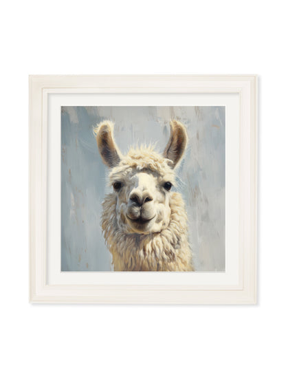 The Goofy Llama – Cream Hurstwood Square Frame detail – Leya Buster Interiors