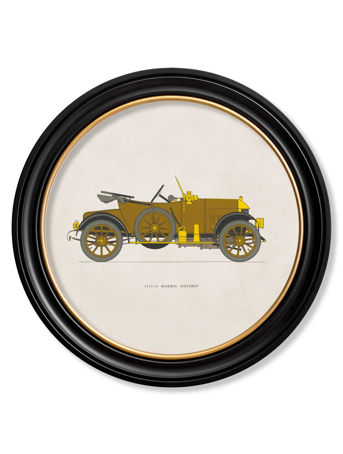 1913/14 MORRIS 'OXFORD' in Round Frame detail – Leya Buster Interiors