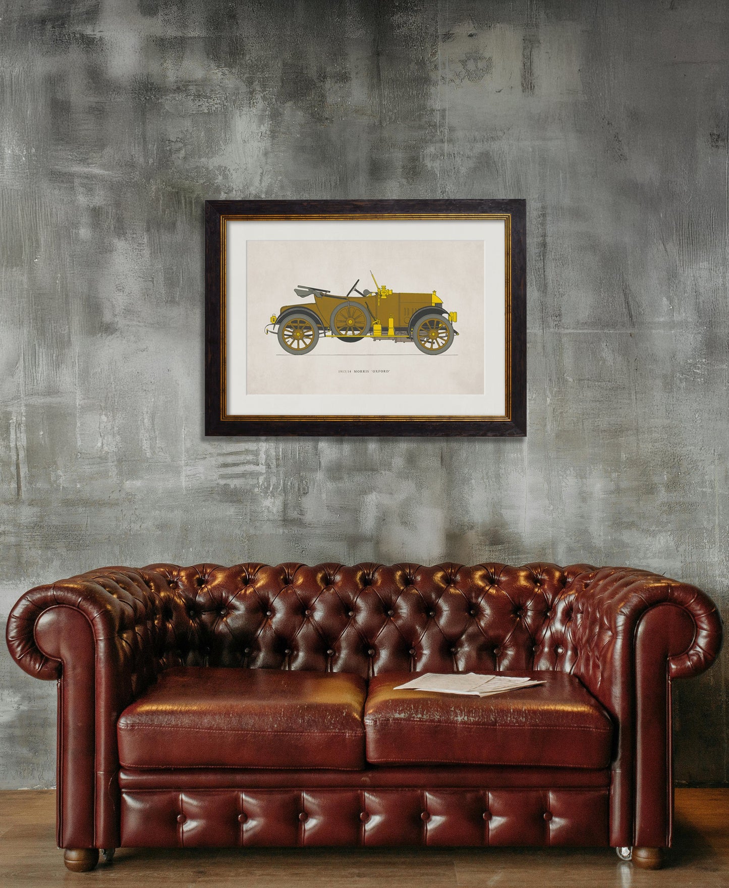 1913/14 MORRIS 'OXFORD' – framed wall art at Leya Buster Interiors