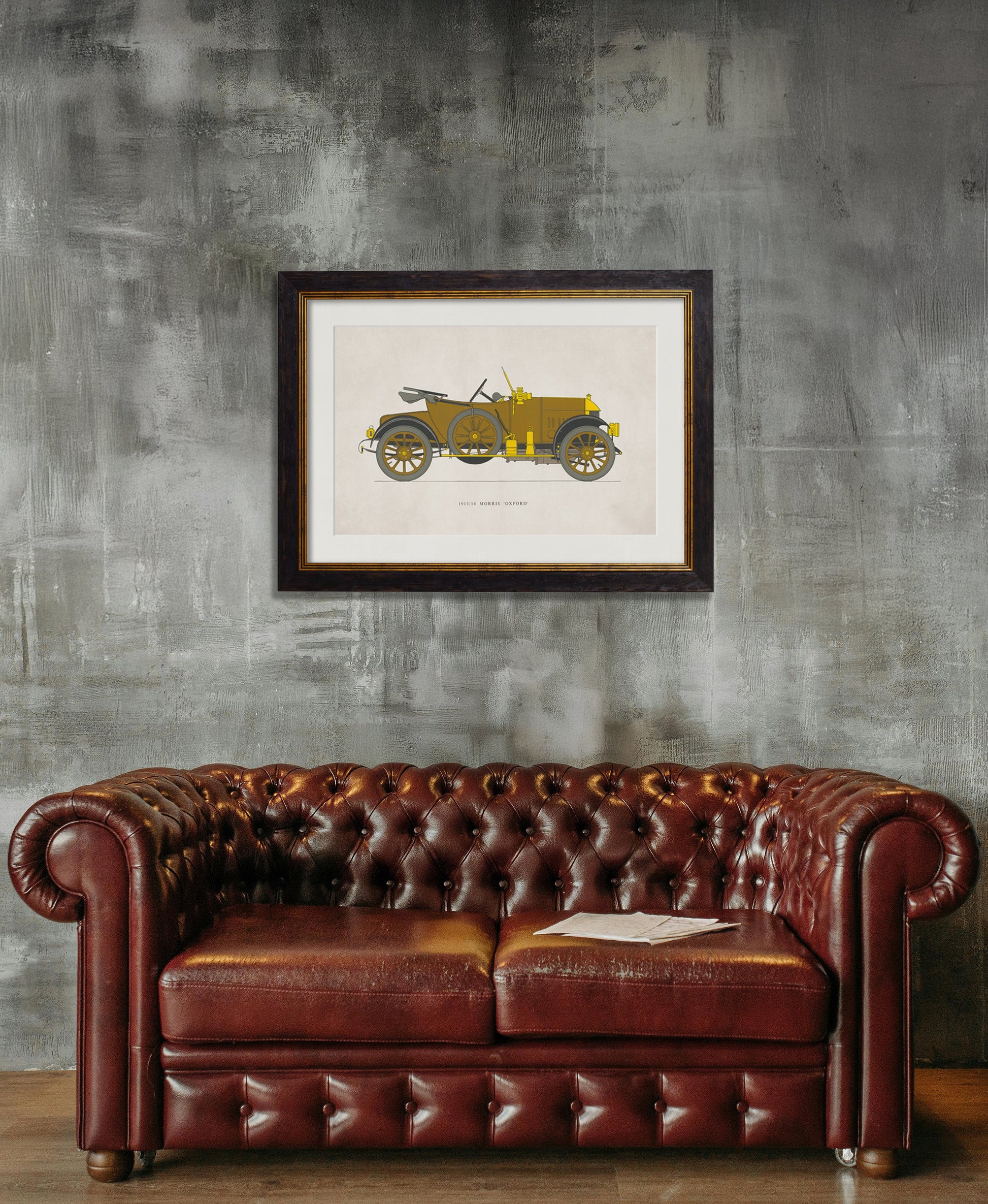 1913/14 MORRIS 'OXFORD' – framed wall art at Leya Buster Interiors