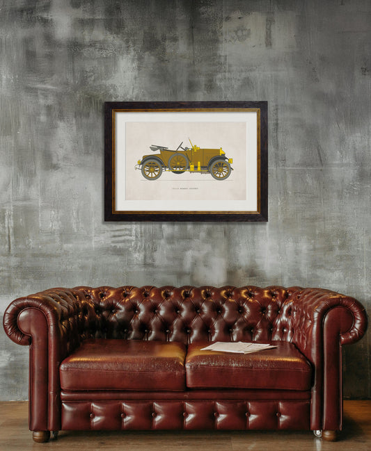 1913/14 MORRIS 'OXFORD' – framed wall art at Leya Buster Interiors