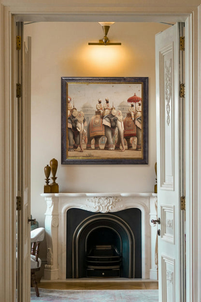 The Mughal Emperors – Oxford Square Frame styled view – Leya Buster Interiors