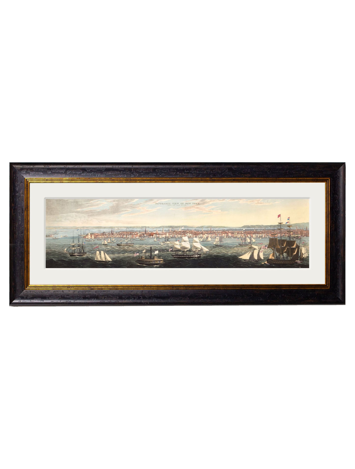 c.1844 Panoramic Views of New York styled view – Leya Buster Interiors
