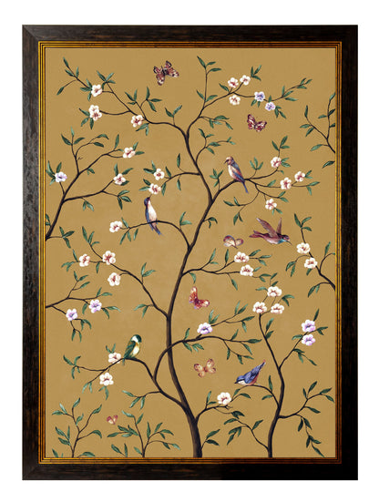 Tree of Life Ochre Set of 2 styled view – Leya Buster Interiors