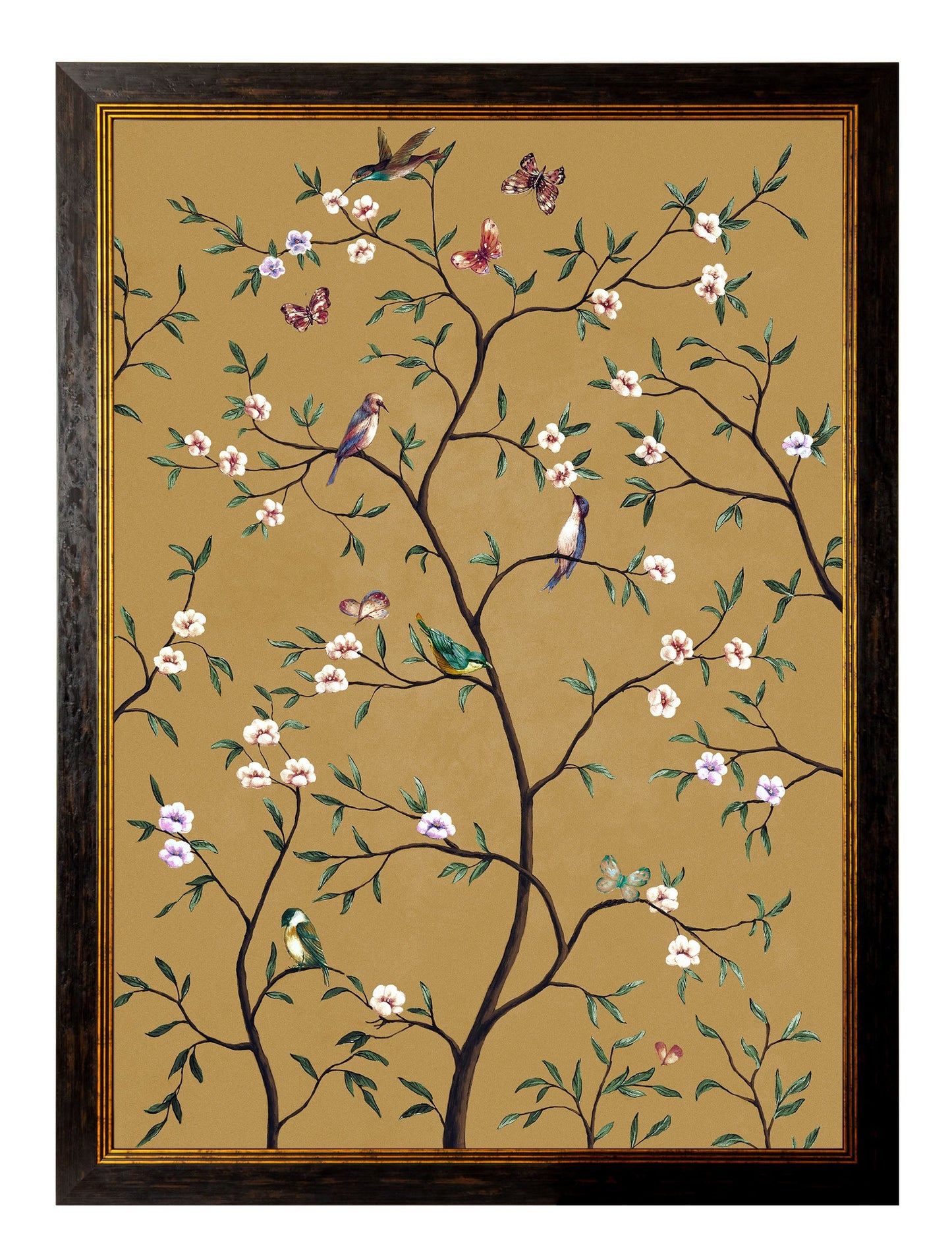 Tree of Life Ochre Set of 2 styled view – Leya Buster Interiors