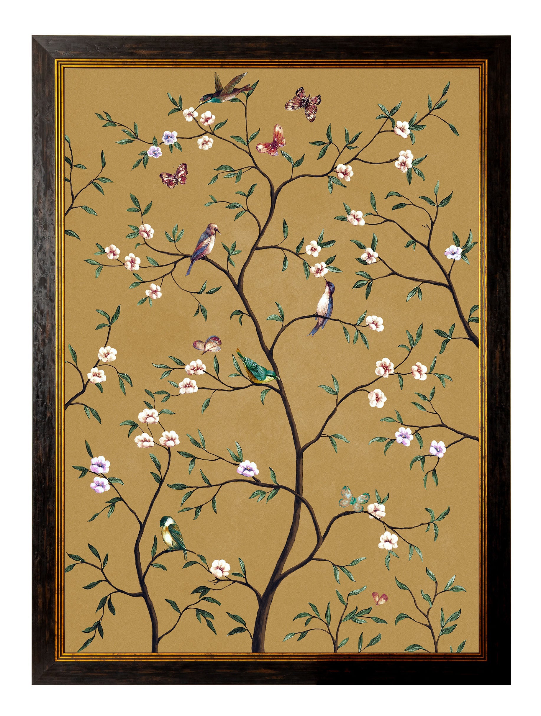 Tree of Life Ochre Set of 2 styled view – Leya Buster Interiors