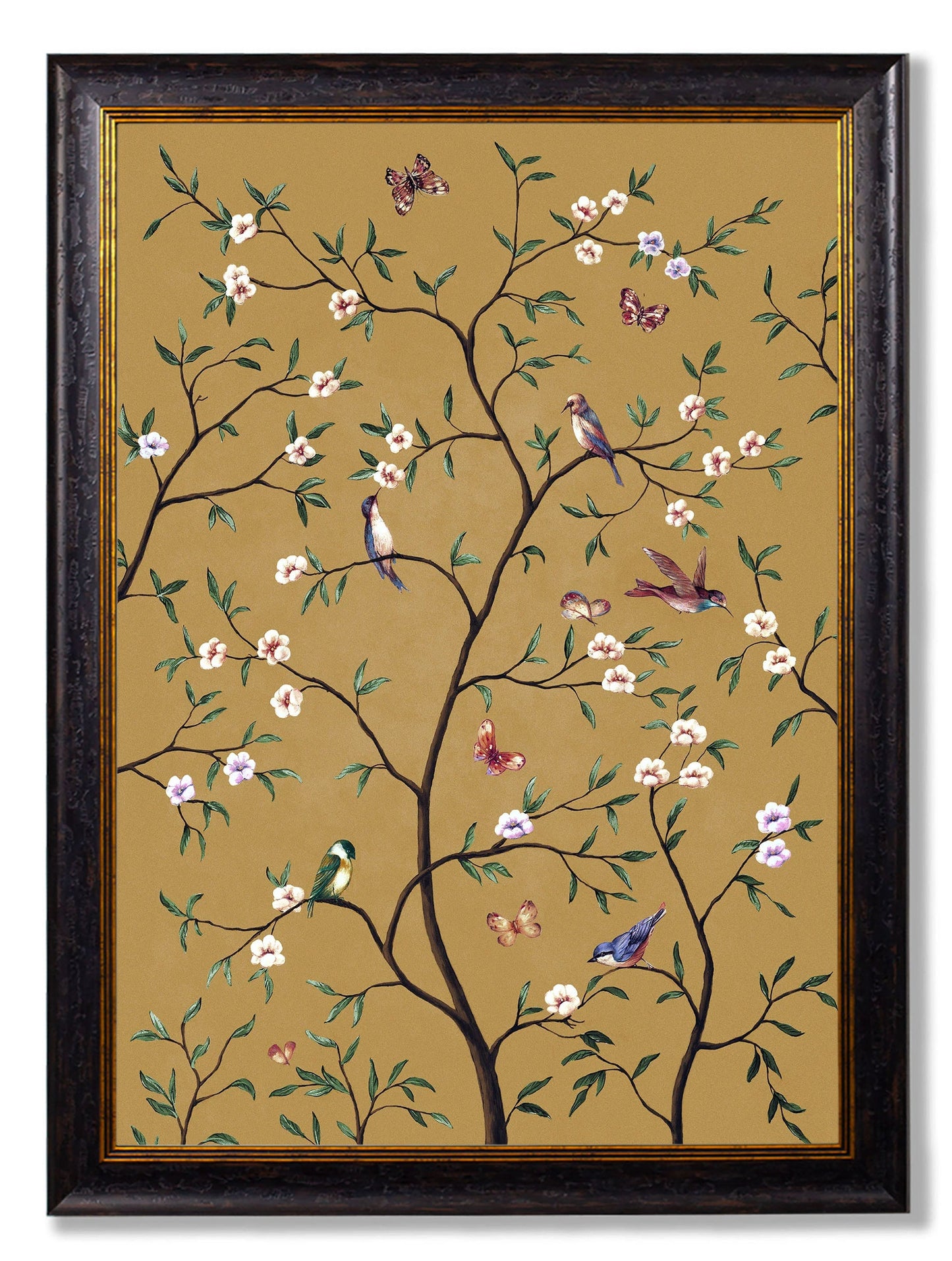 Tree of Life Ochre Set of 2 styled view – Leya Buster Interiors