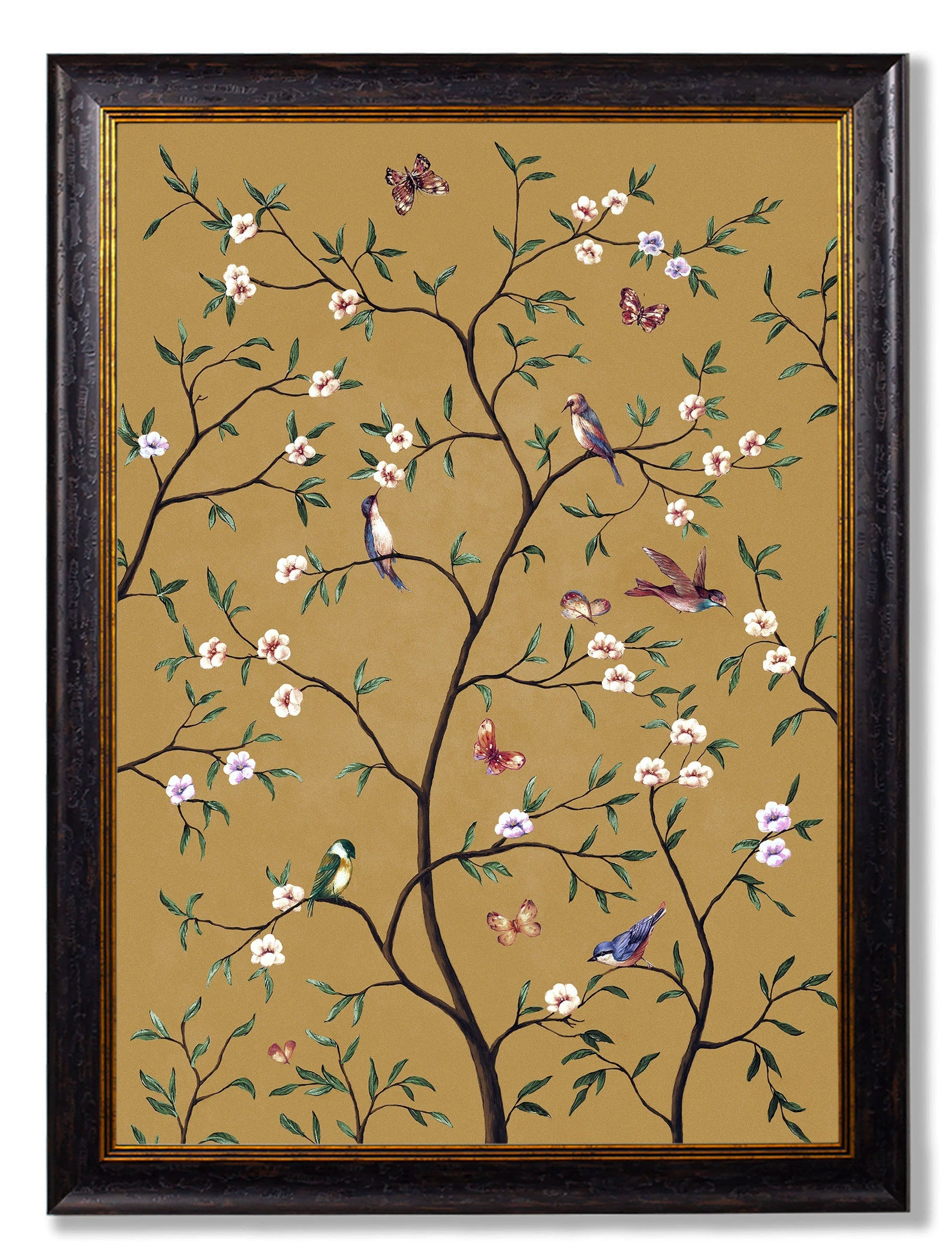 Tree of Life Ochre Set of 2 styled view – Leya Buster Interiors