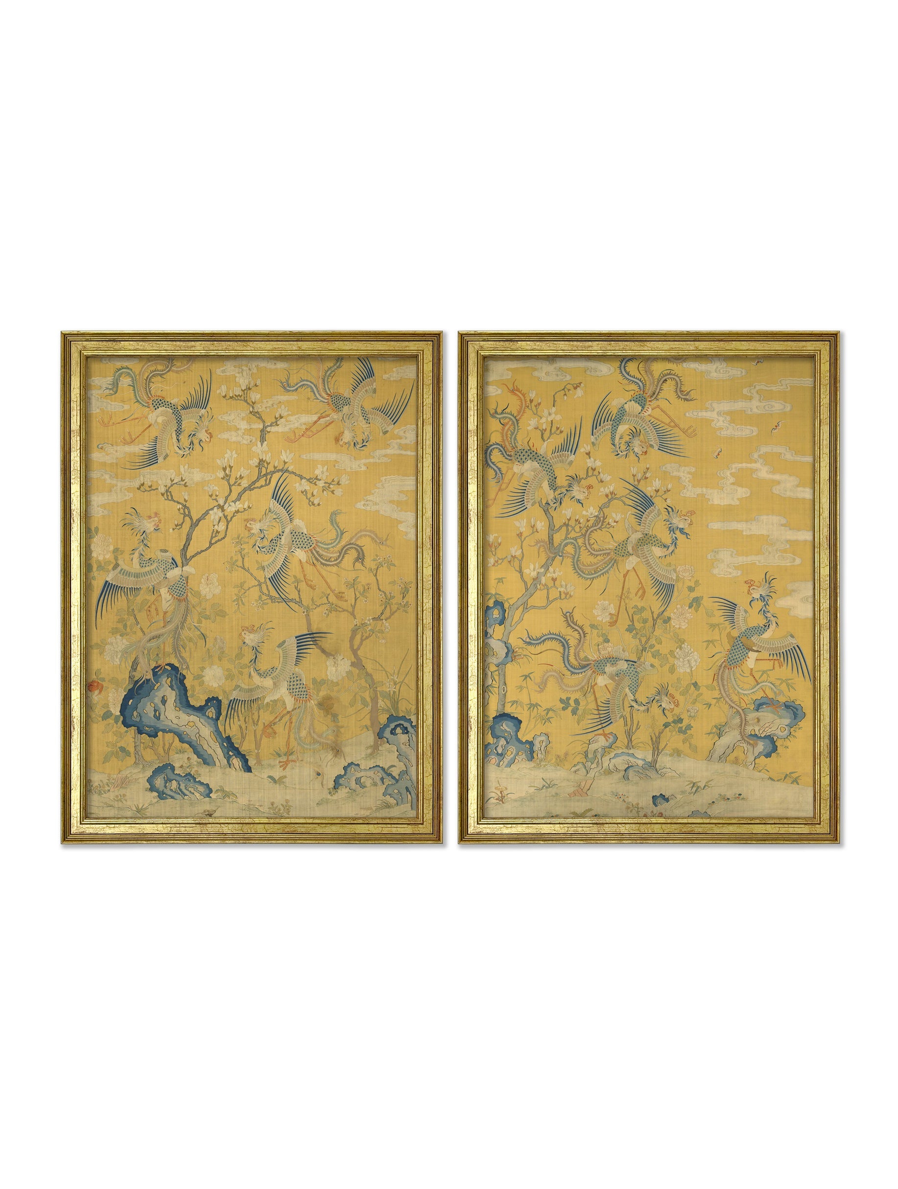 Phoenixes in a Garden Set of 2 styled view – Leya Buster Interiors