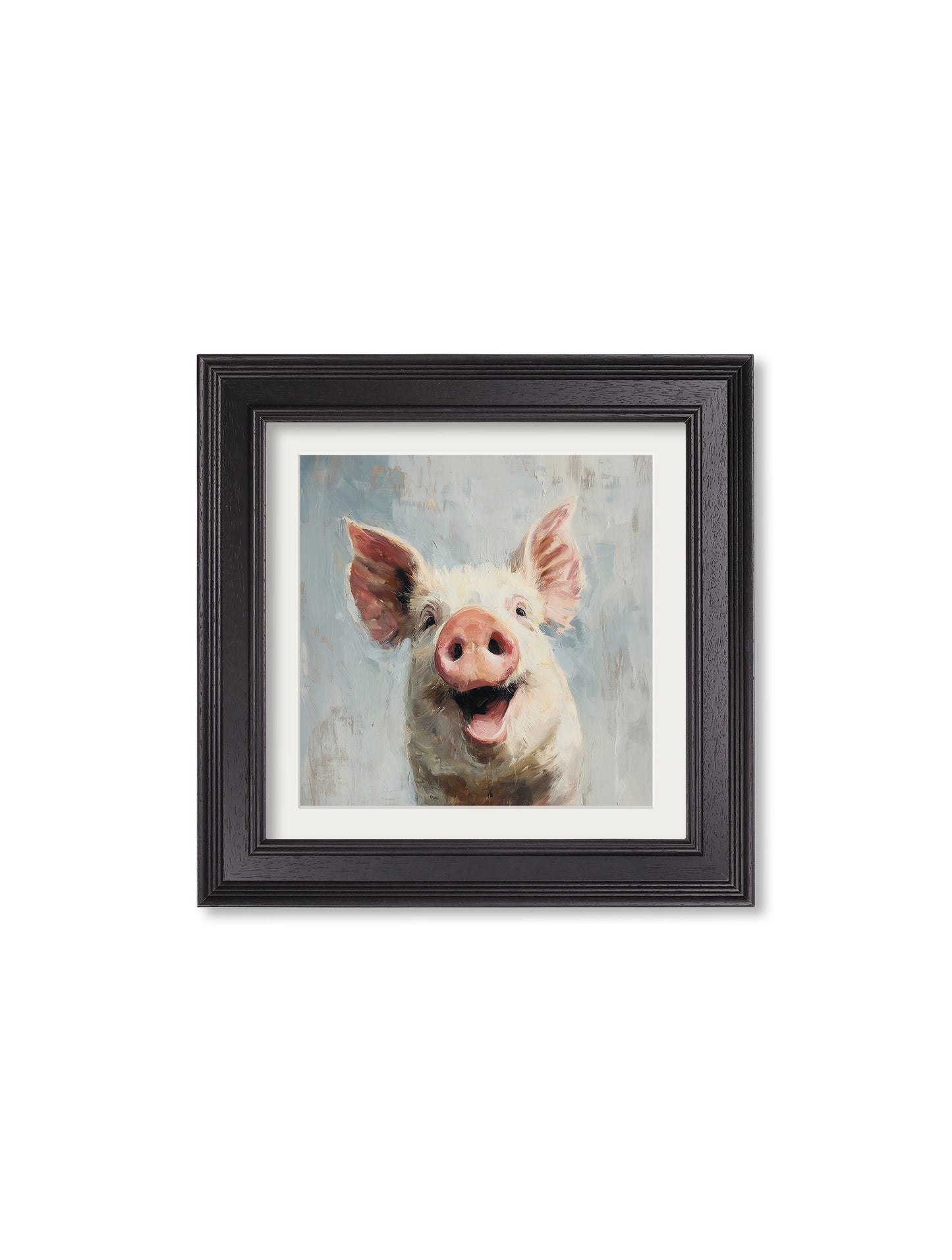 The Giggly Pig – Black Hurstwood Square Frame styled view – Leya Buster Interiors