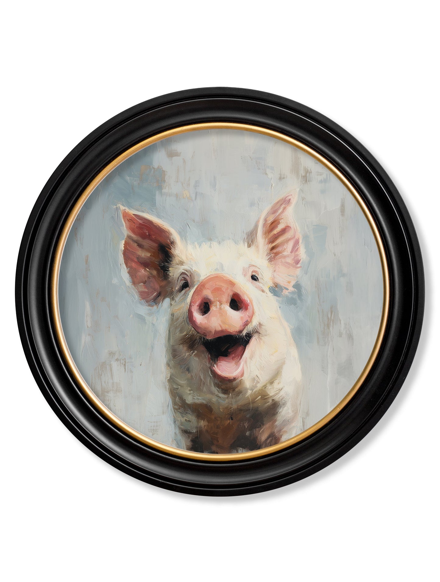 The Giggly Pig – Oxford Round Frame detail – Leya Buster Interiors