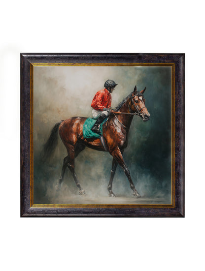 The Irish Racehorses – Oxford Square Frame styled view – Leya Buster Interiors