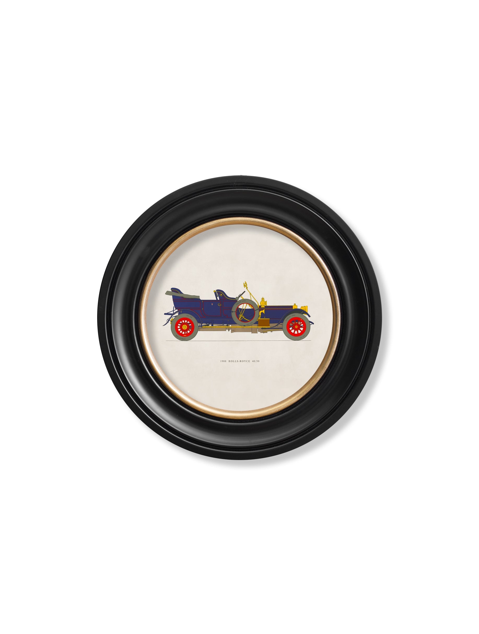 1908 ROLLS – ROYCE 40/50 in Round Frame styled view – Leya Buster Interiors